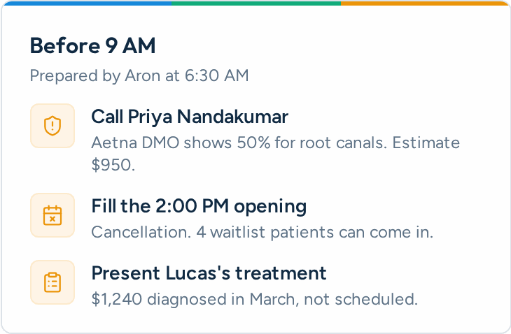 Operations Tool detail in the Aron app